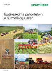 Tuotevalikoima peltoviljelyyn ja nurmenkorjuuseen 2023/2024