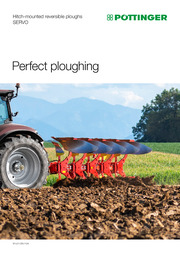 Hitch-mounted reversible ploughs SERVO