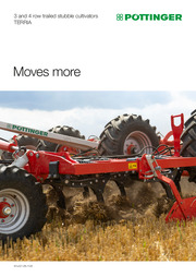 3 and 4 row trailed stubble cultivators TERRIA