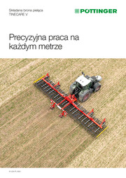 Składana brona pieląca TINECARE V