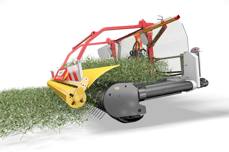 Crop swath roller