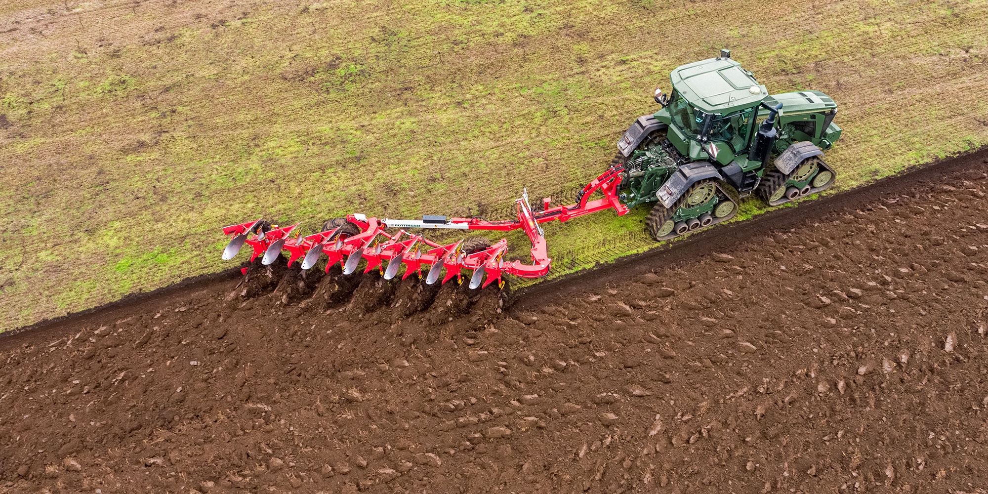 Equipped for On-Land ploughing